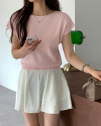 Cool Cap-Sleeve Knit