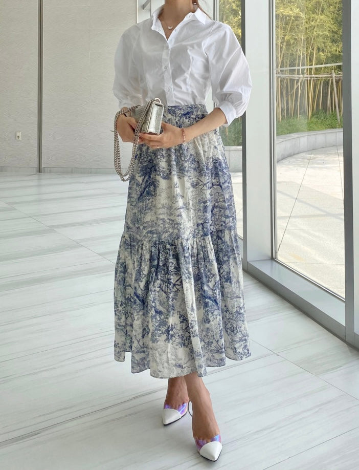 Sketch Long Skirt