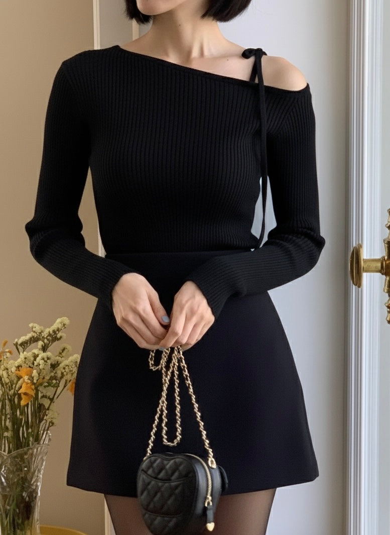 Sandy Ribbon Ribbed Knit