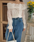 Piano Off-Shoulder Blouse