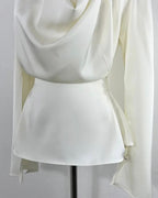 Zoe Drape Blouse