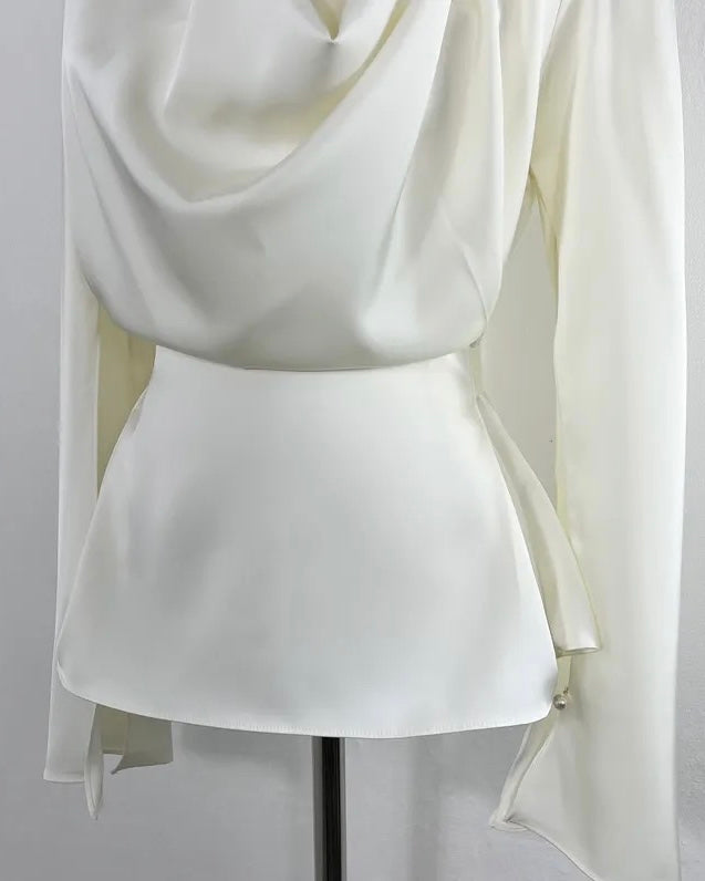Zoe Drape Blouse