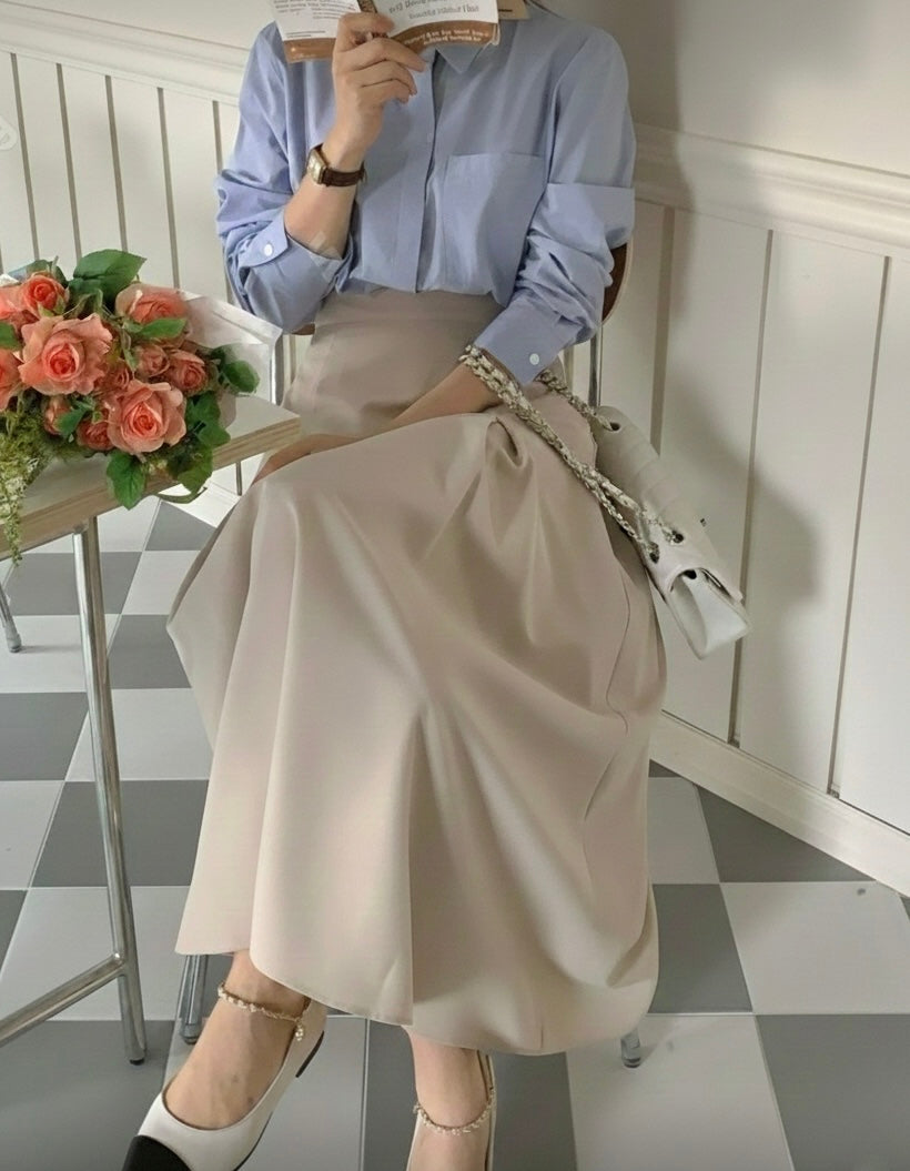 Carlton Back-Banding Skirt