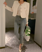 Lumiere Silver Button Jacket