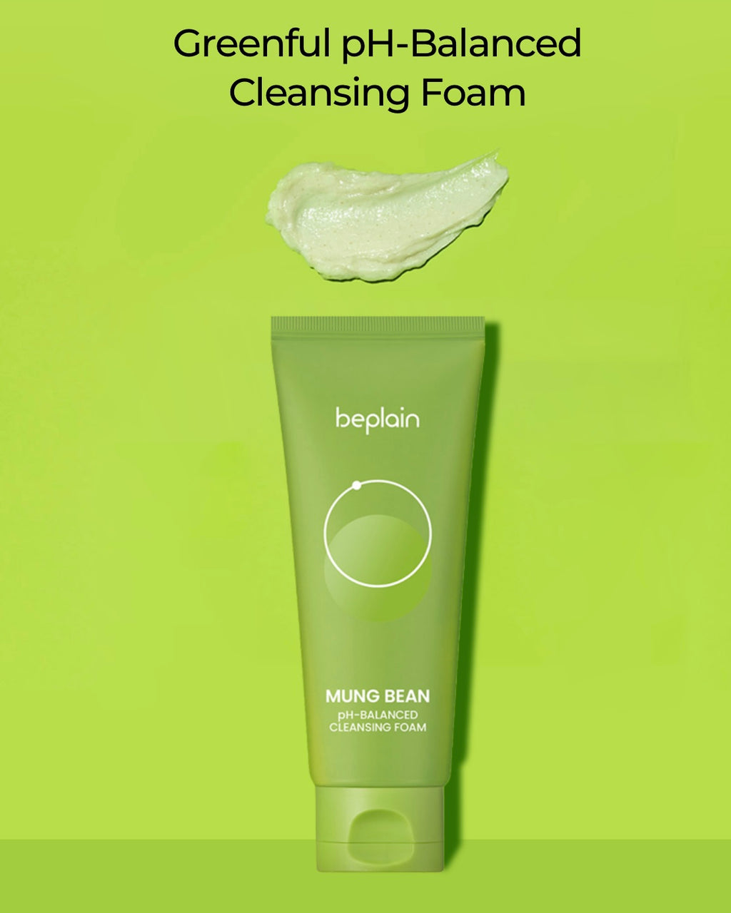[ beplain ] Mung Bean pH-Balanced Cleansing Foam 80ml