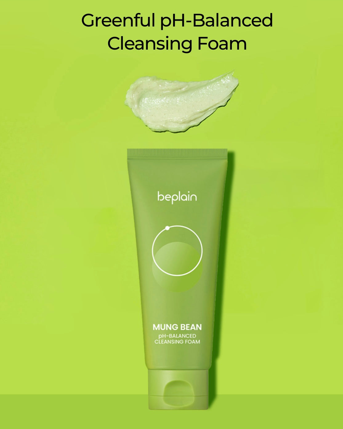 [ beplain ] Mung Bean pH-Balanced Cleansing Foam 80ml