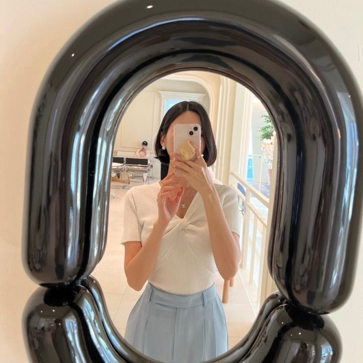 Twist Short Sleeves Knit