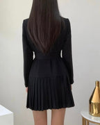 Pleats Jacket Dress