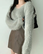 Eva V-Neck Knit Top