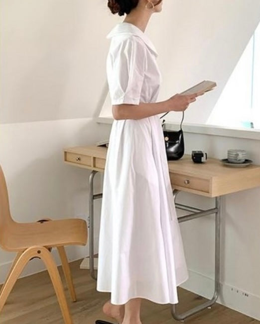 Sailor Cotton Dress
