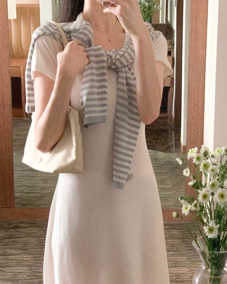 Breezy Striped Cardigan