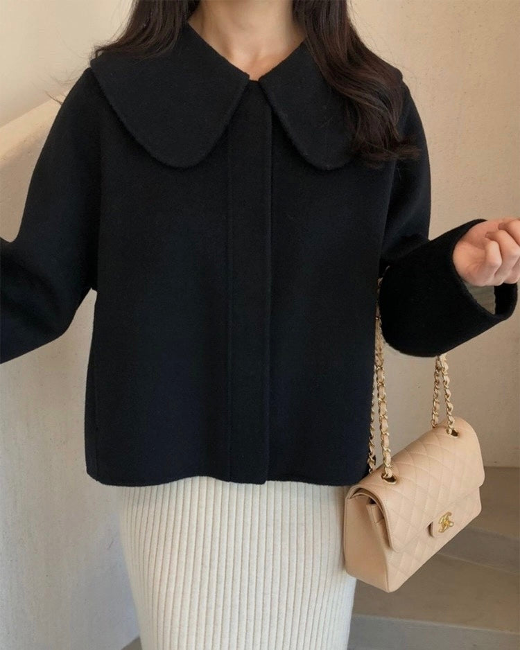 Laura 80% Wool Short Coat