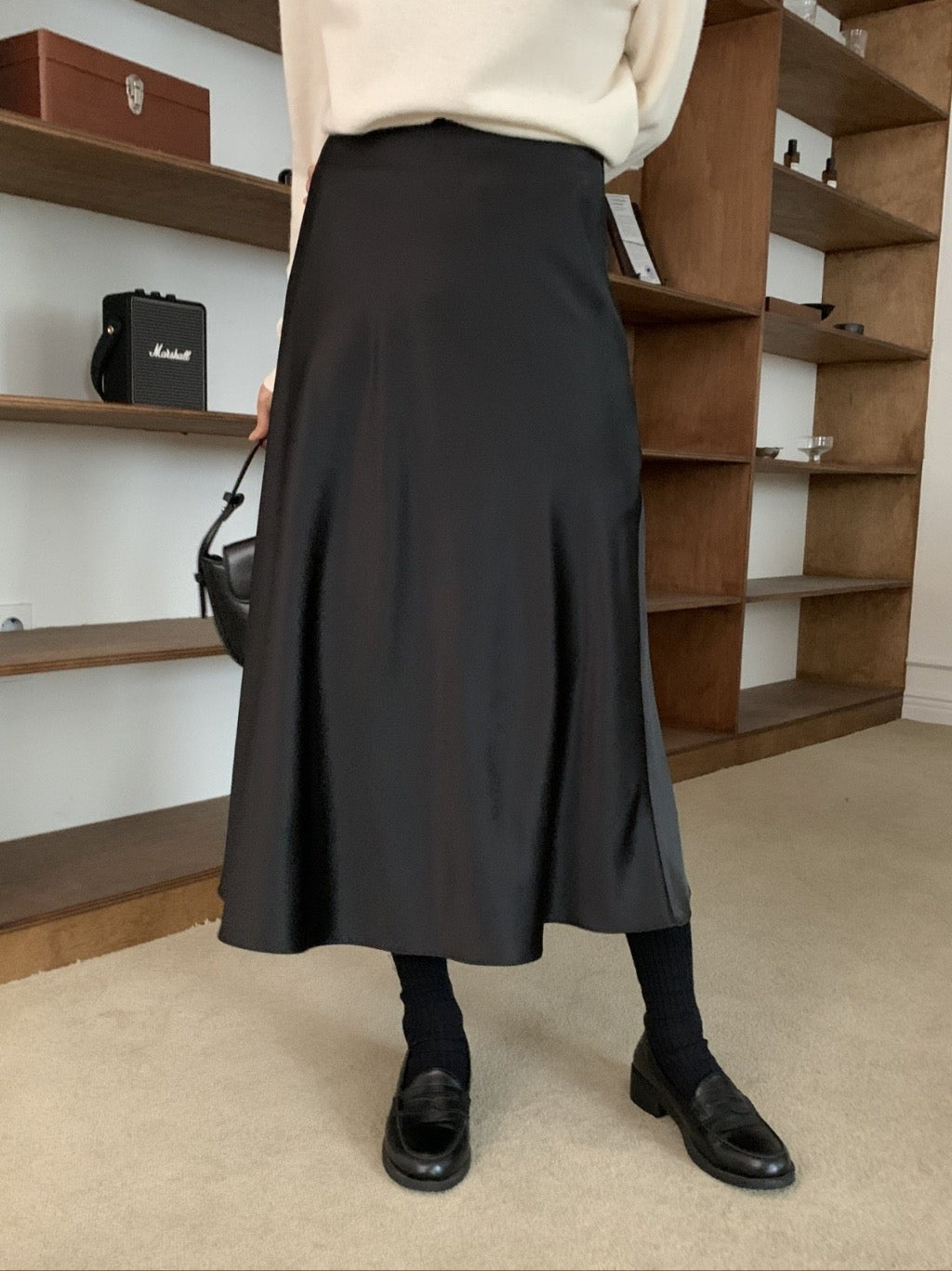 [S,M] Jian Satin Skirt