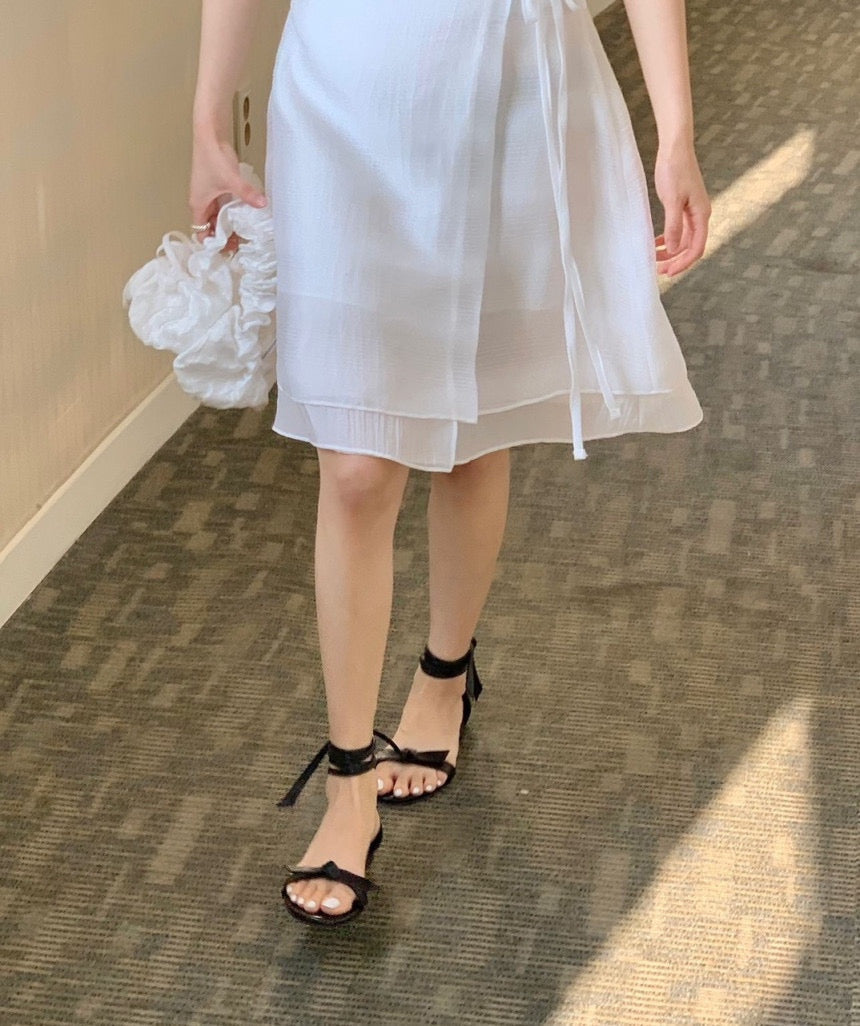 Stay Two Button Skirt