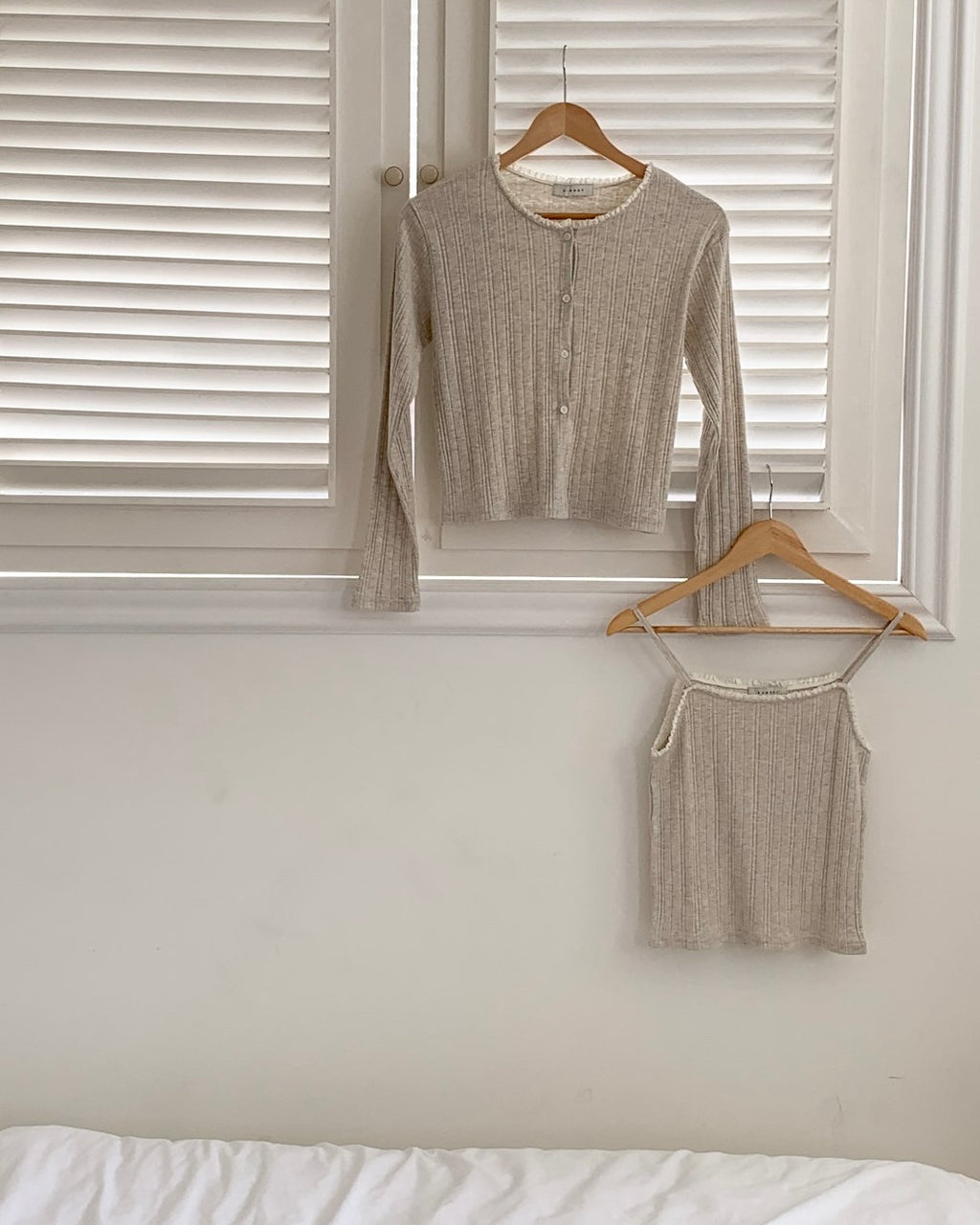Torsion Cardigan Set
