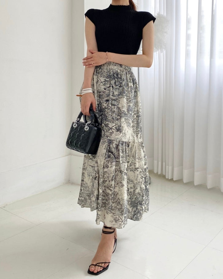 Sketch Long Skirt