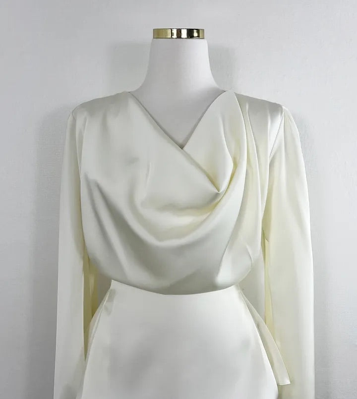 Zoe Drape Blouse
