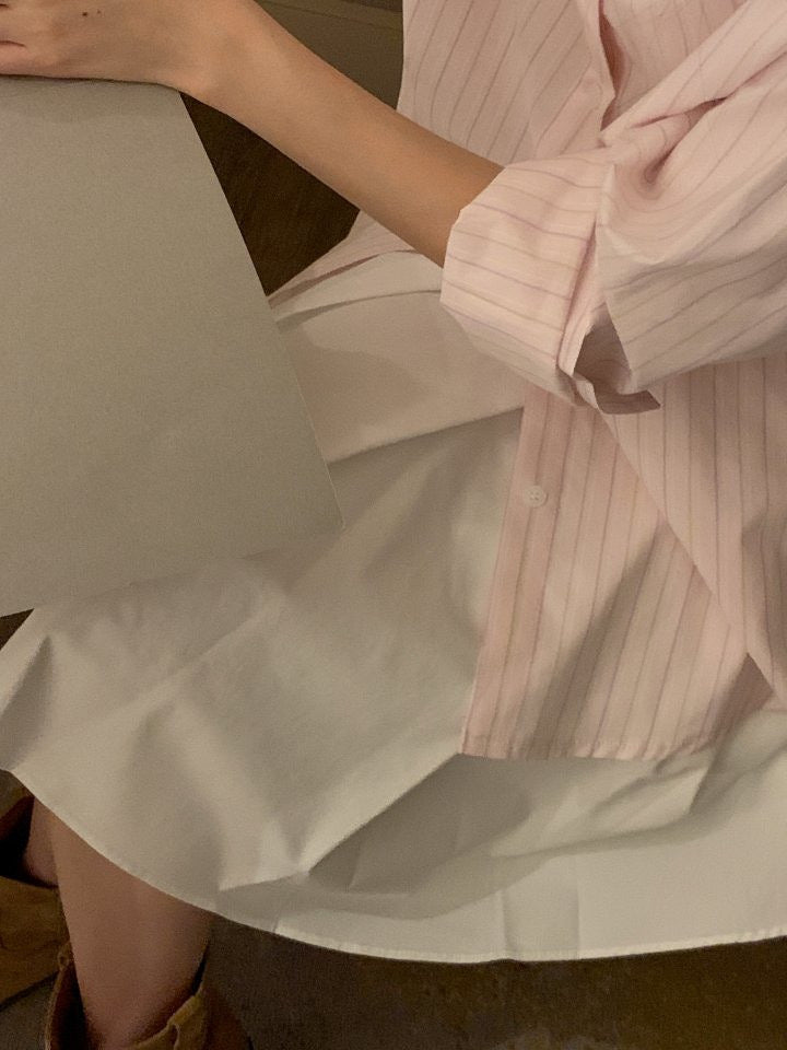 Over Striped Shirt
