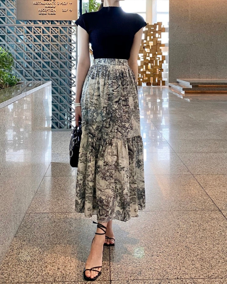 Sketch Long Skirt