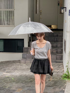 Soda Scoop-Neck Knit