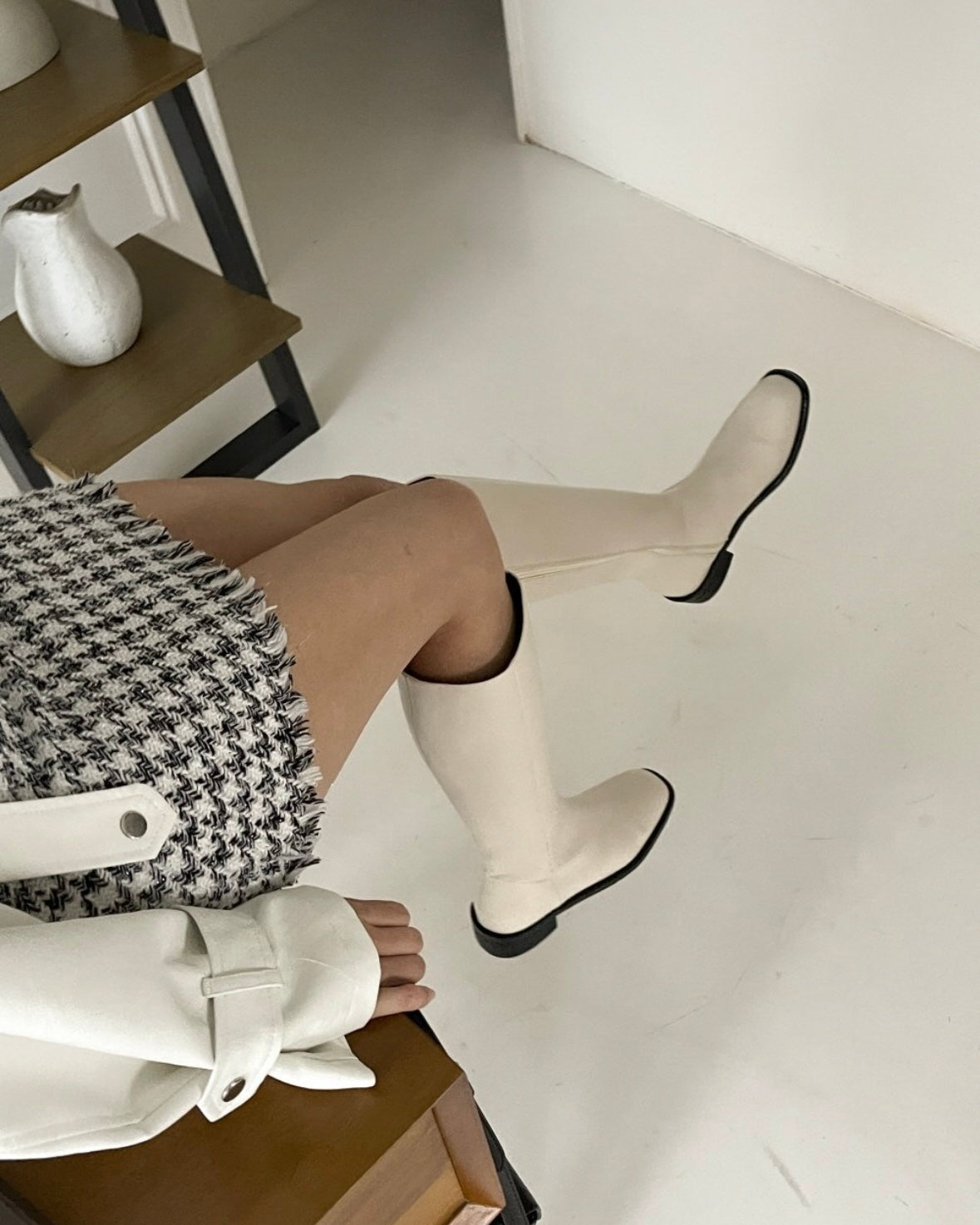 Premium Square Long Boots