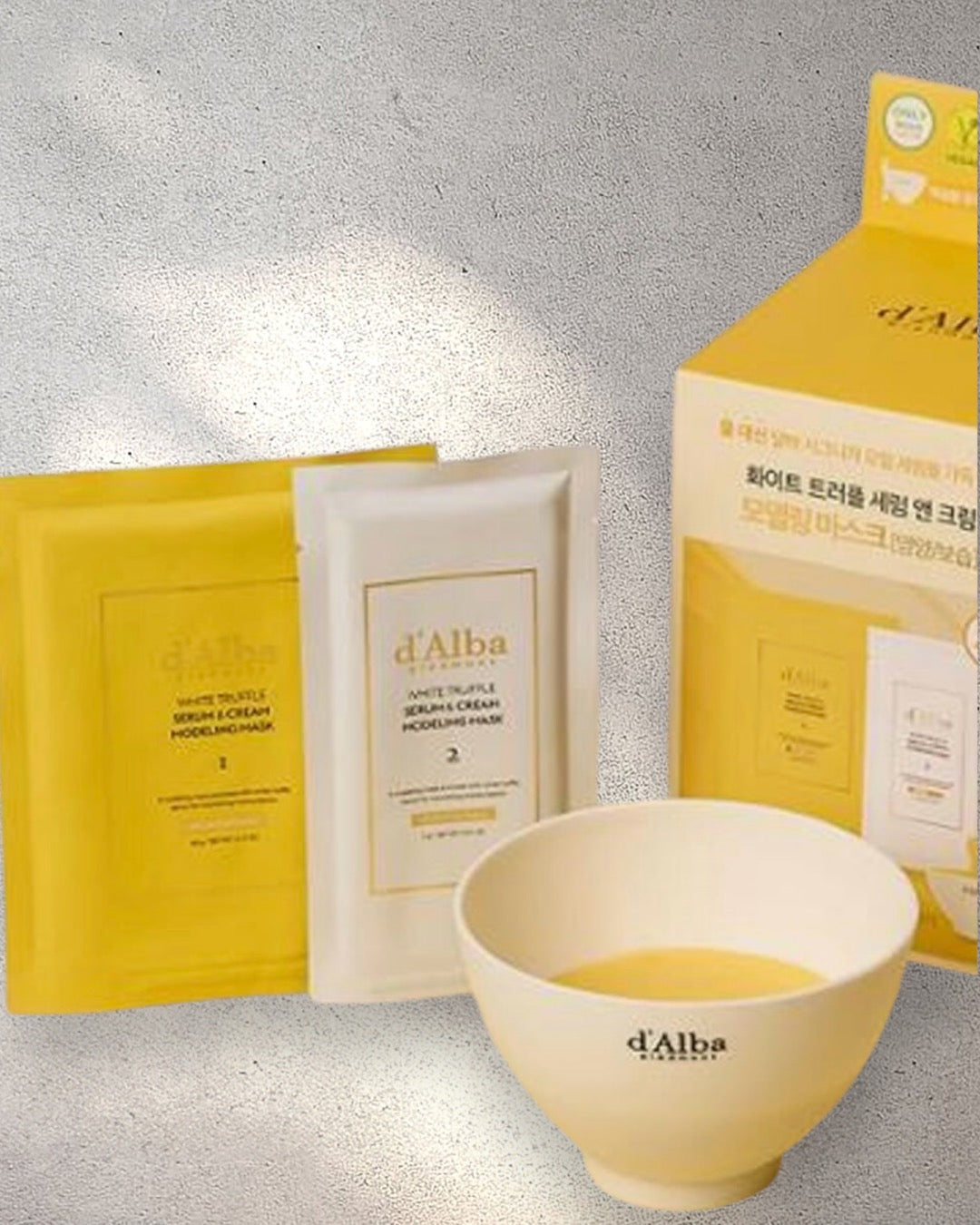 [ d’Alba ] White Truffle Serum & Cream Modeling Mask 66g