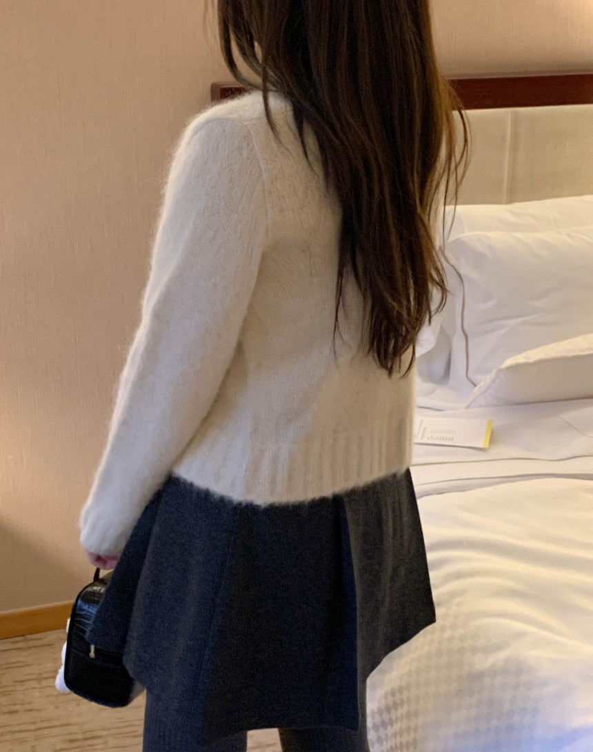 Alpaca Cardigan - 90% Alpaca