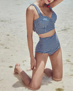 Check Back Ribbon Bikini