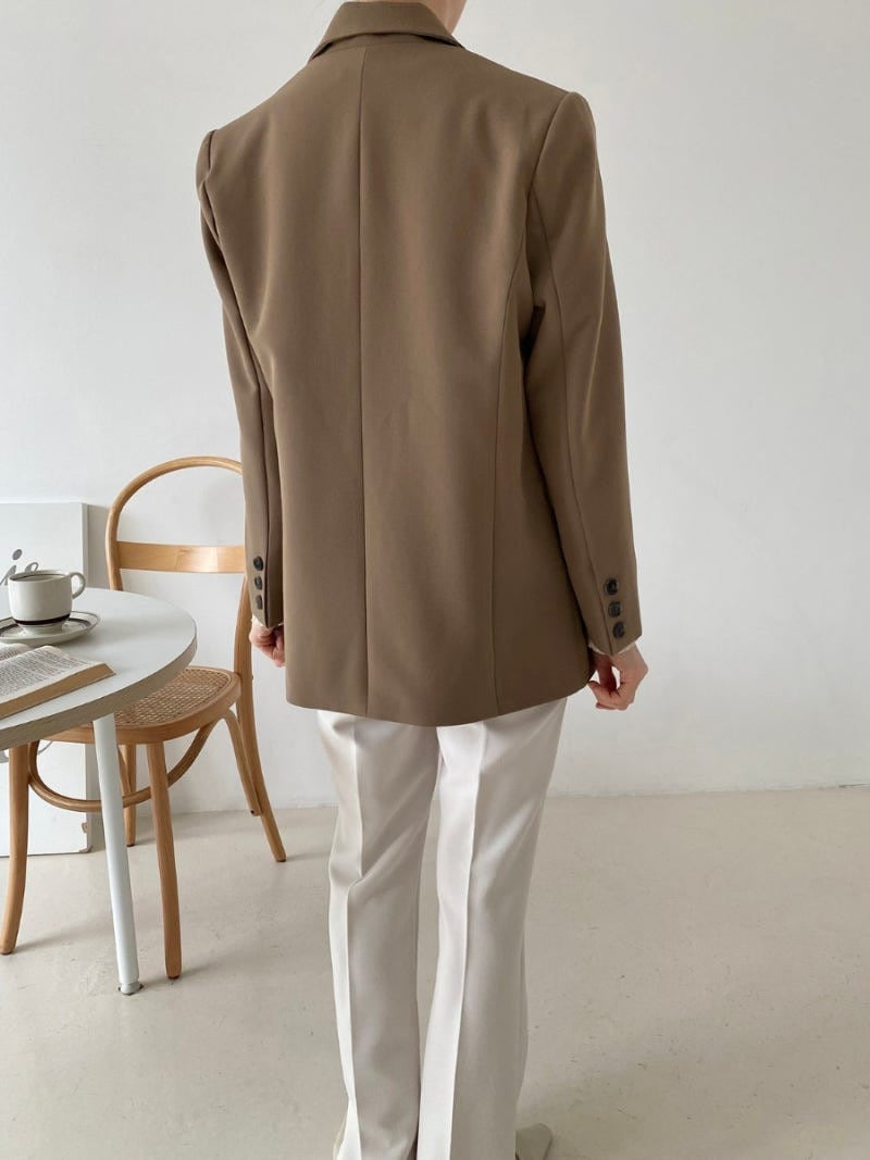 Double-layer One Button Jacket
