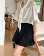 Pure Tie Blouse