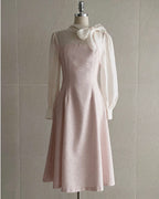 [ Pre-order ] Amelie Pearl Tweed Dress