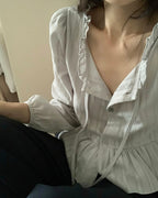 Evita Frill Blouse