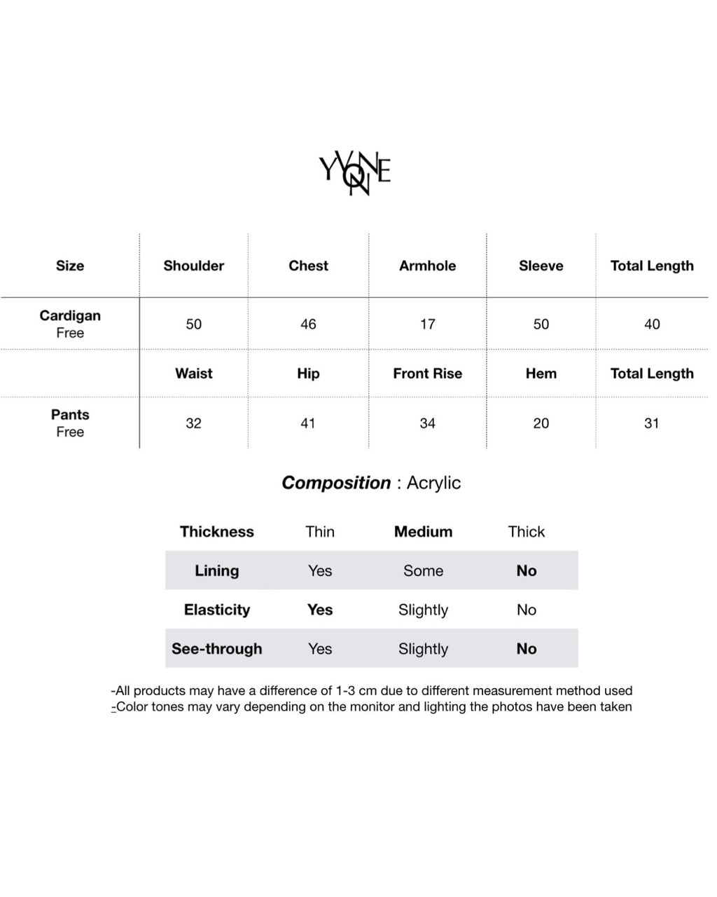 Vly Knit Two-Piece