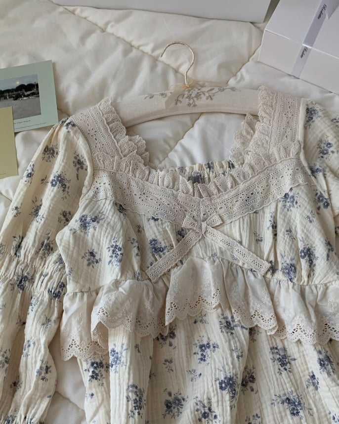 Flower Lace Night Dress