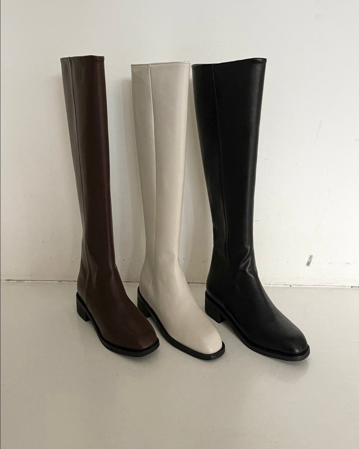 Premium Square Long Boots