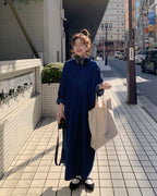 Denim Overfit Maxi Dress