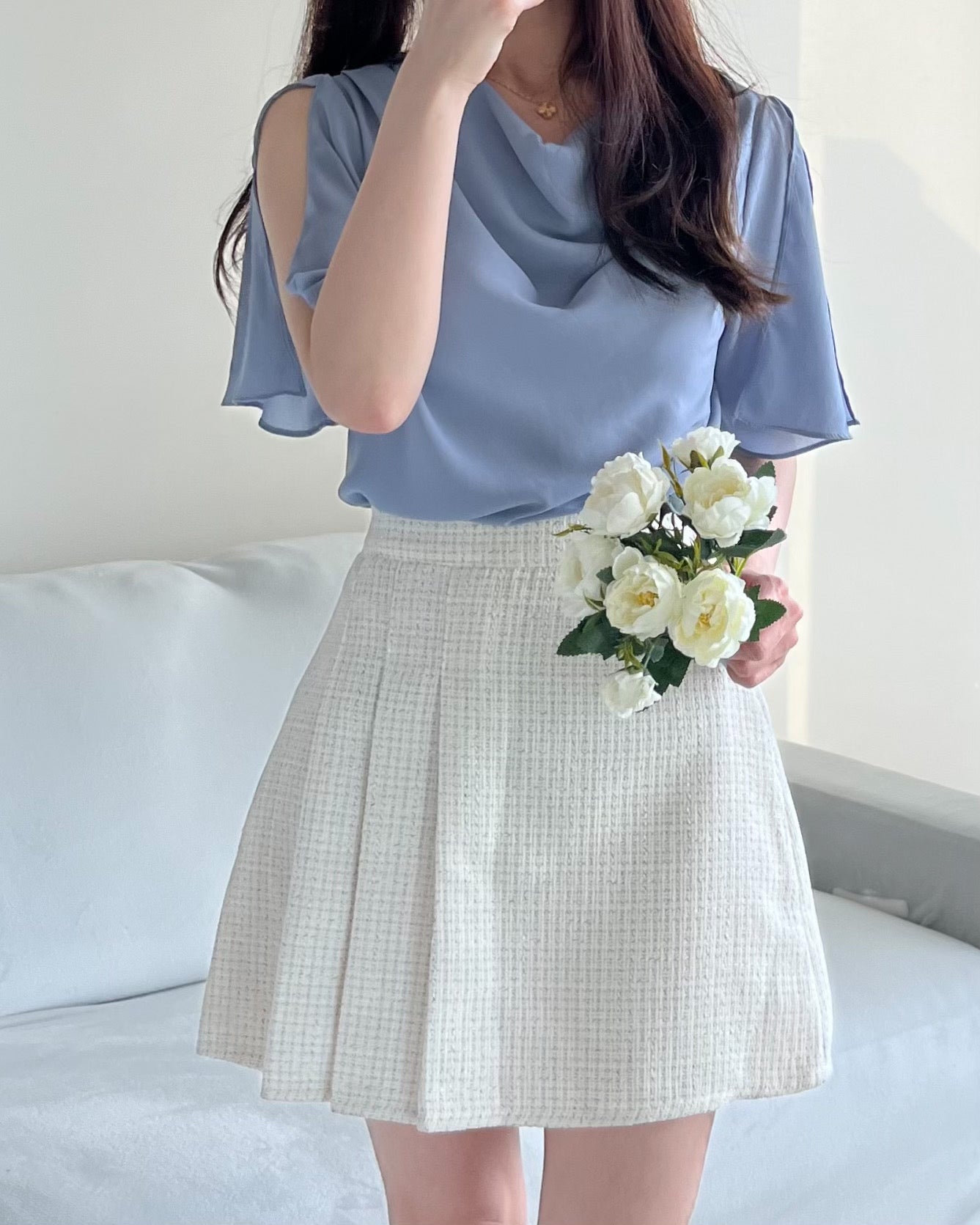 Drape Wing Blouse