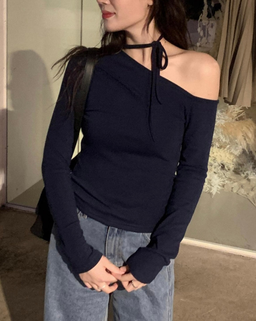 String Off-Shoulder Top