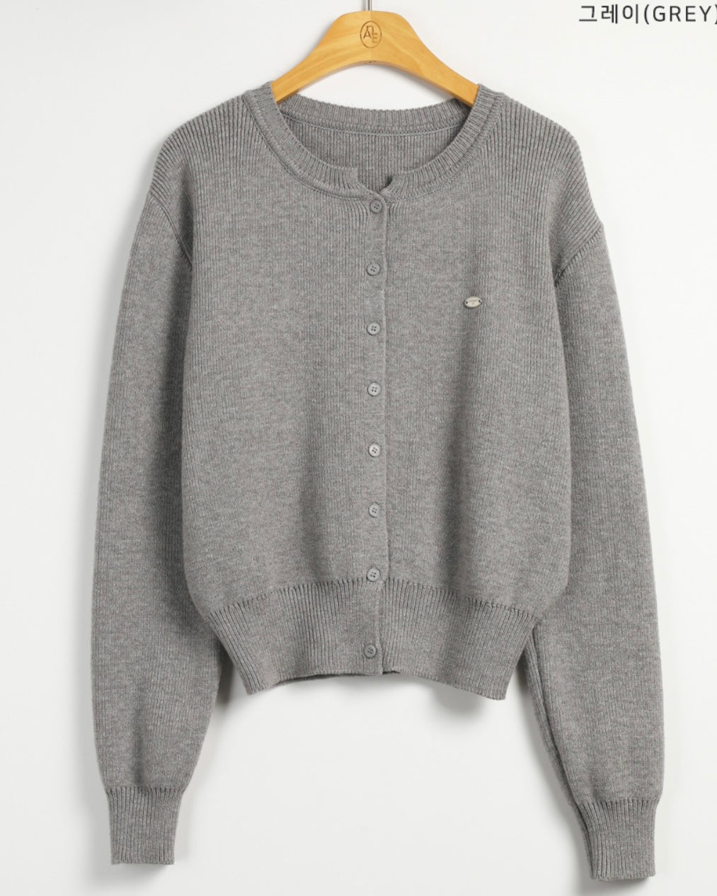 Daily Metal Charm Cardigan