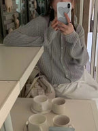 Egg Hoodie Cardigan