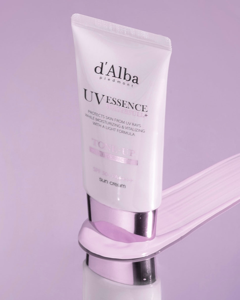 [ d'Alba ] Waterfull Tone-Up Sun Cream Purple 50mL