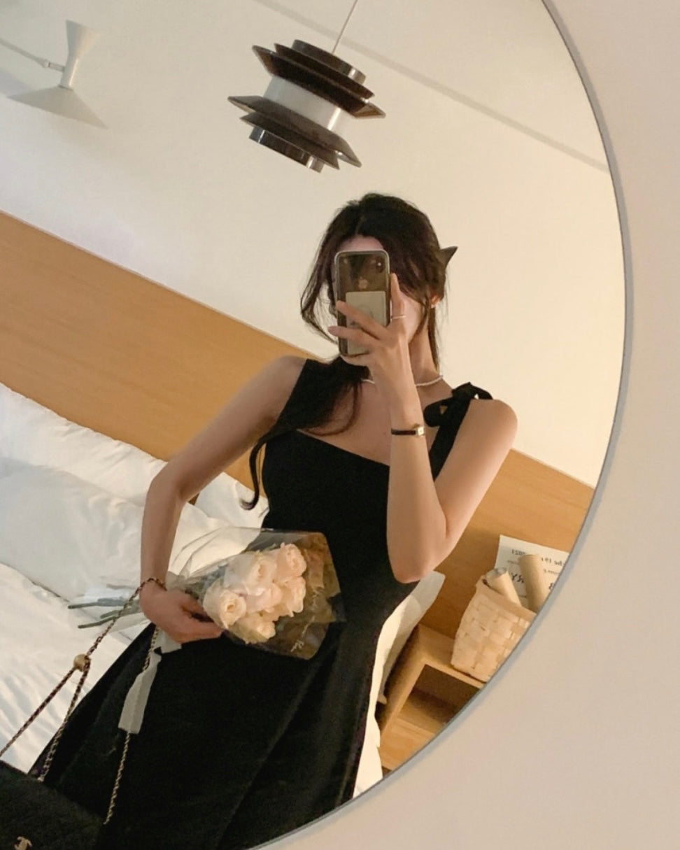 One Ribbon Long Dress