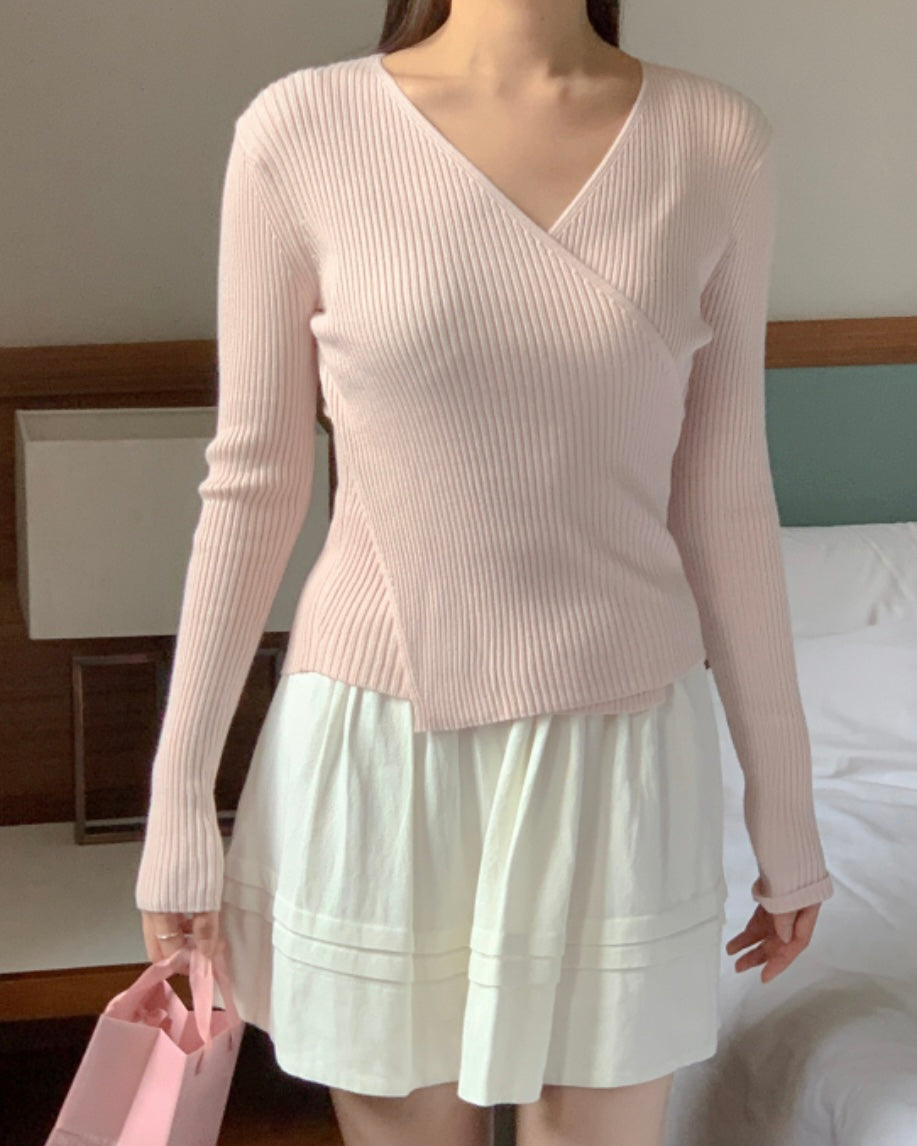 Reverie Wrap Knit Top