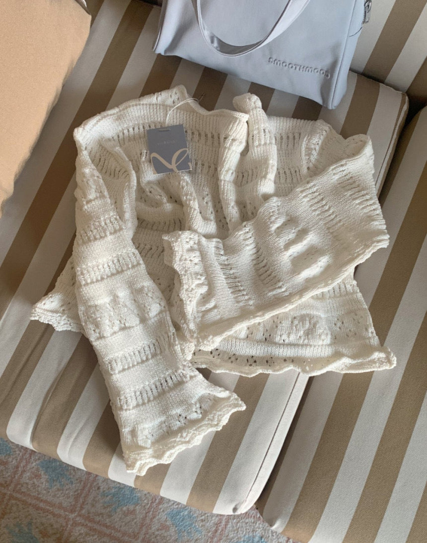 Delicate Cotton Crochet Knit