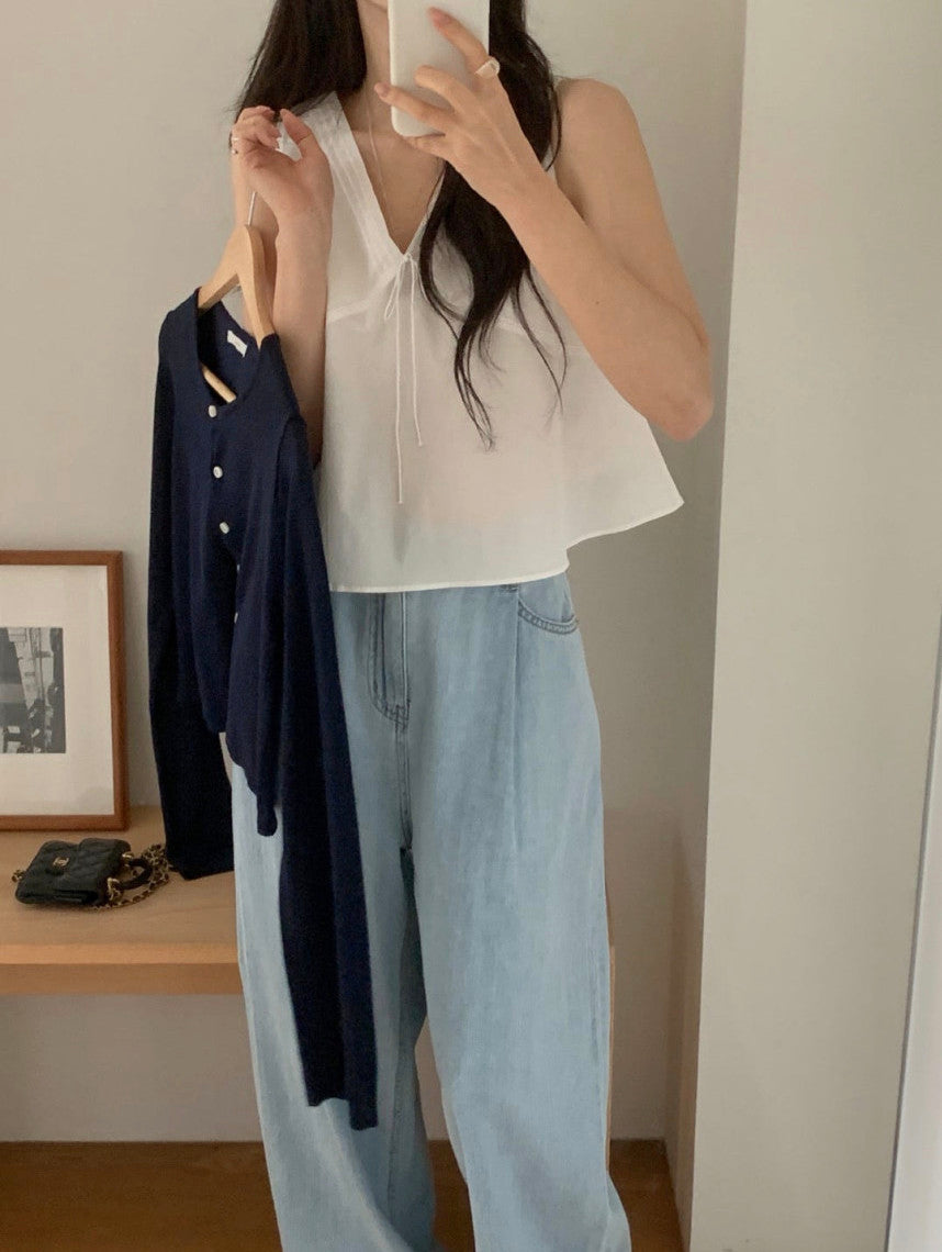 [ M ] Summer Mid-Rise Wide Fit Jeans