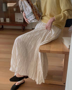 Shy Pleats Maxi Skirt