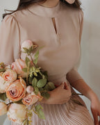 [ Pre-order ] Chiffon Pleats Dress