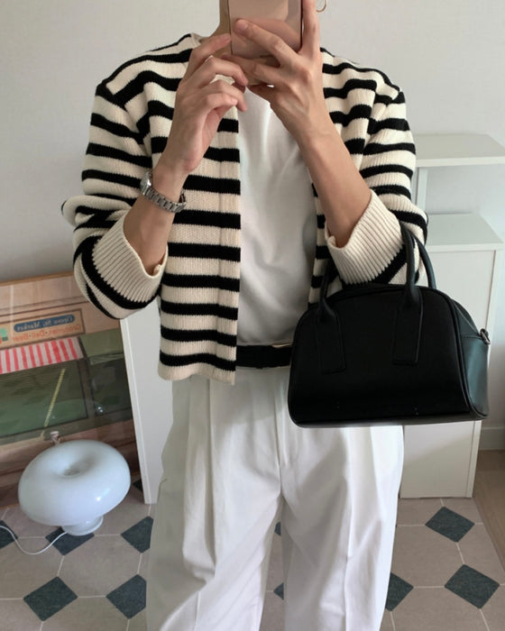 Hook Striped Cardigan