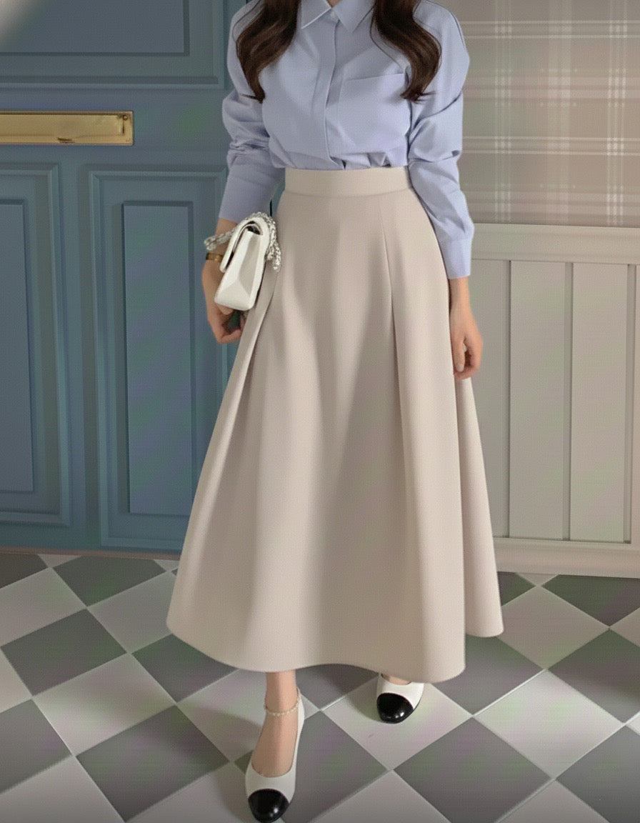 Carlton Back-Banding Skirt