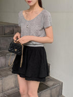 Soda Scoop-Neck Knit
